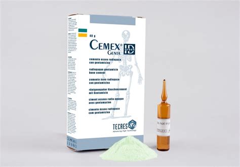 Cemex Genta bone cement .